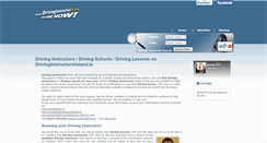 Desktop Screenshot of drivinginstructorsireland.ie
